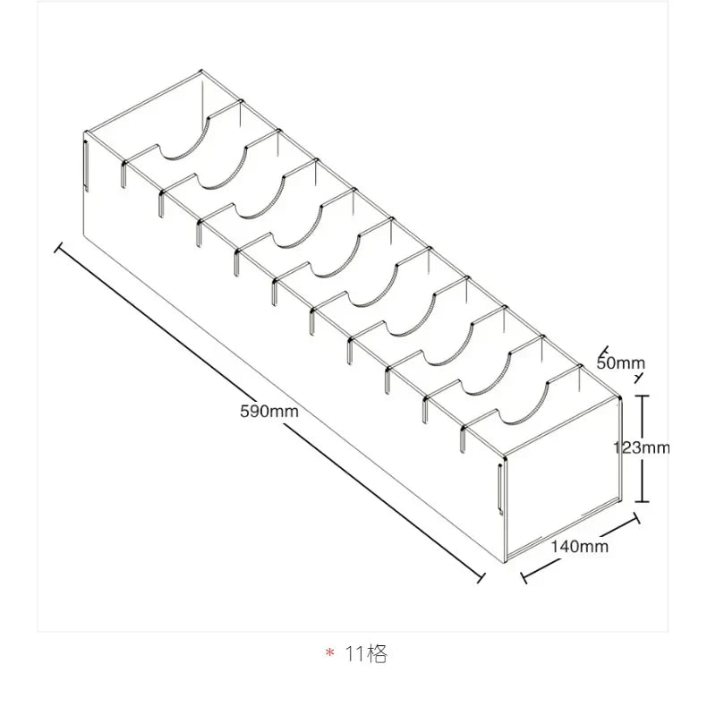 Organizador de Cintos Acrílico